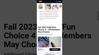 Fab fit fun Fall 2023 spoilers and what I think and will pick