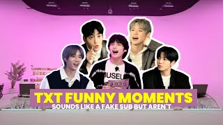TXT Funny Moments Sounds Like A Fake Sub But Aren't