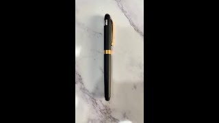 Premium Black Ball Pen with Mobile Touch Golden Clip Executive Pen #shorts