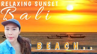 BEAUTIFUL RELAXING SUNSET BALI BEACH,TRAVELING KELILING INDONESIA,WATERSOUNDS,HOLIDAY,TUTORIAL,LOL screenshot 1