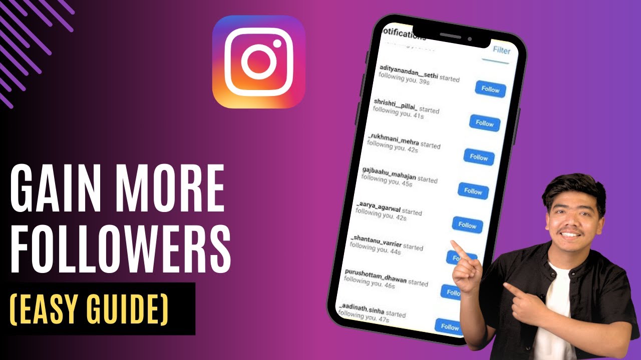 How To Gain More Followers On Instagram ! - YouTube