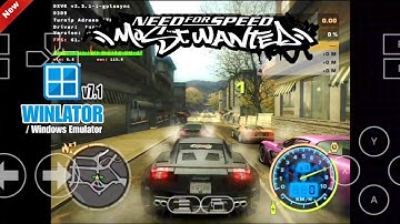 Winlator 7.1: Need for Speed Most Wanted 2005 Gameplay(HD)/ Windows Emulator/ Android