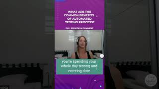 What are the weakness of automated testing process?