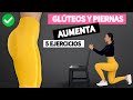 5 Ejercicios para aumentar GLÚTEOS Y PIERNAS en casa sin peso | Piernas y glúteos perfectos