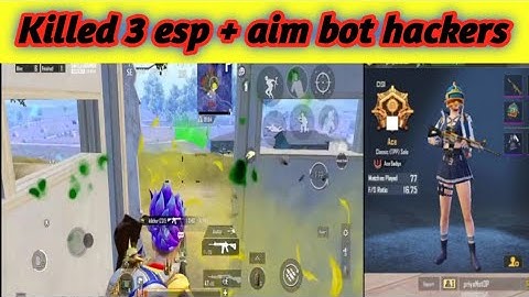 Killed 3 esp + aim bot hackers l Solo conqueror lobby