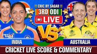 India W vs Australia W 3rd ODI | Cricket Live Score & Commentary | Sagar Sinha screenshot 4