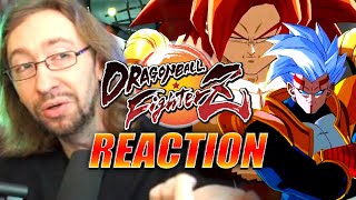 MAX REACTS: Super Baby 2 & SSJ4 Gogeta Reveal - Dragonball FighterZ