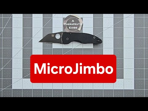 The smallest Jimbo! Spyderco MicroJimbo  