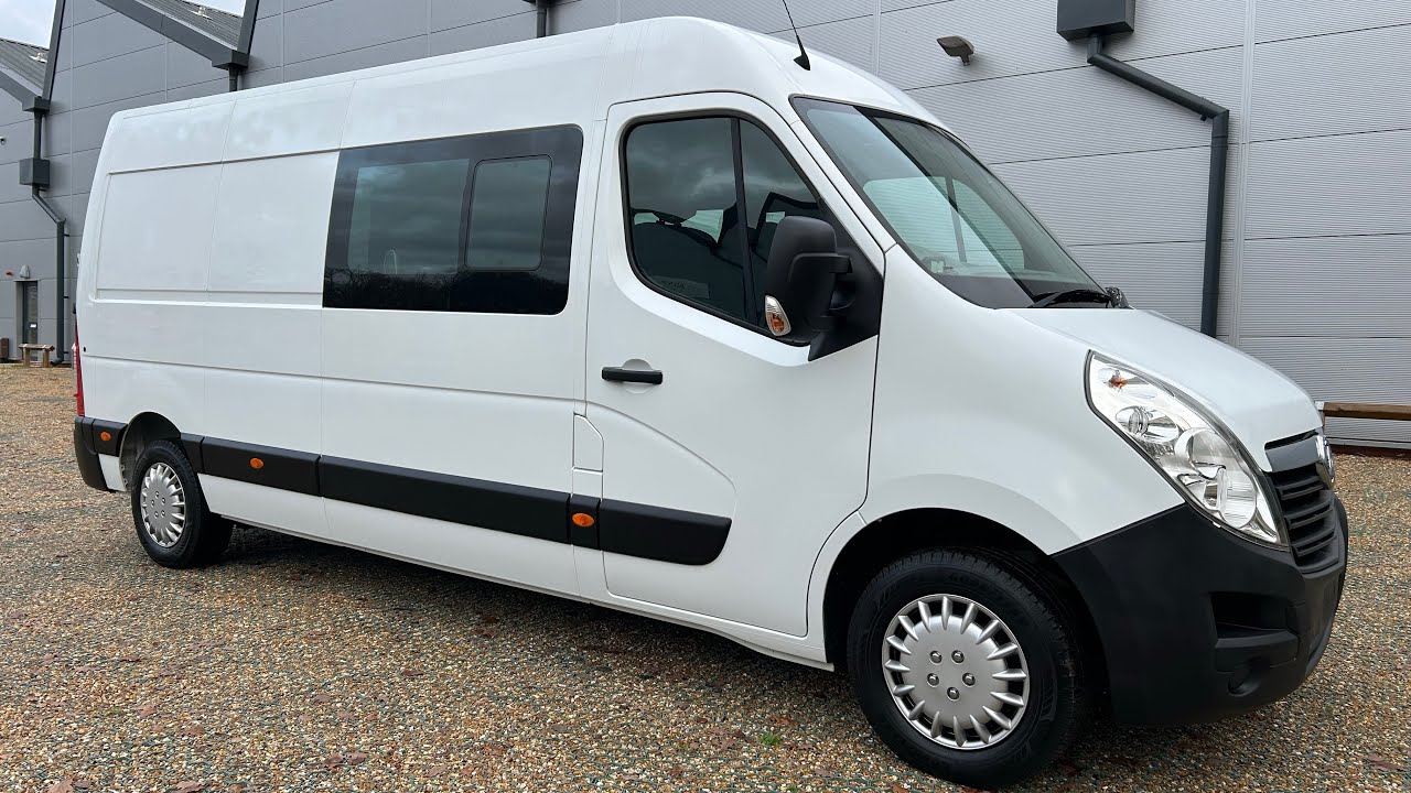 2016 Vauxhall Movano 2.3 CDTI 3500 Crew Cab LWB L3 9 Seater Ex MOD 