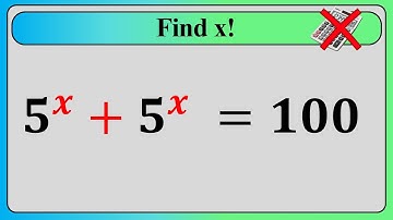 Nice Logarithm Math Problem | Find the Value of X