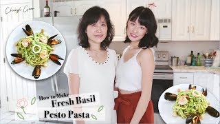 How to Make FRESH BASIL PESTO PASTA | My Lazy Kitchen Ep. 2