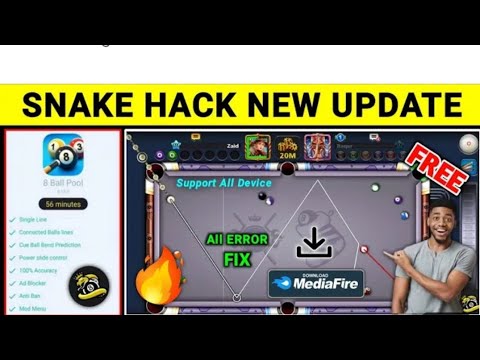 8 ball pool snake hack new update 