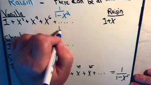 Combination Problem With Repeats Solved With Generating Functions-Example 4