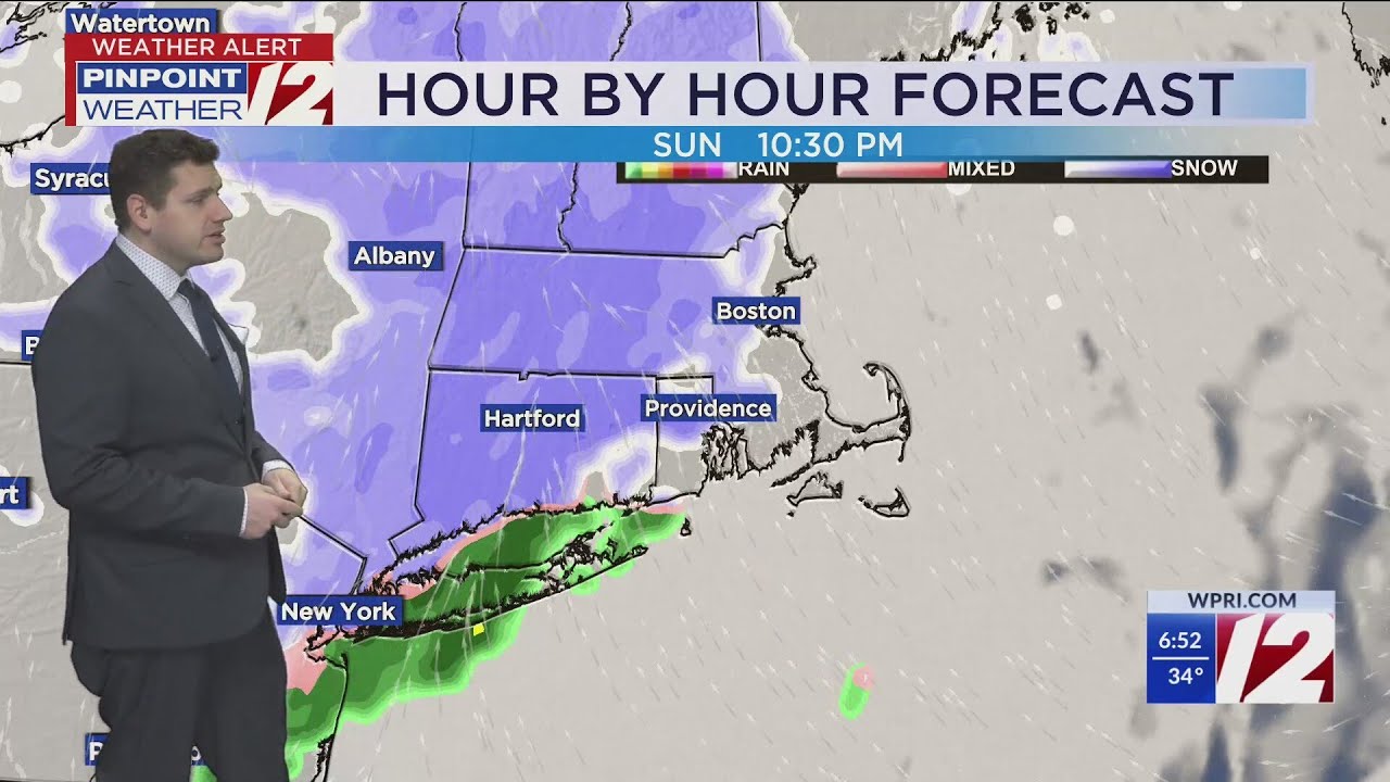 WPRI 12 Weather Forecast 2/1/25: Gusty, Cold, and Dry Today; Wintry Mix ...