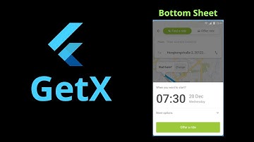 GetX Bottom Sheet Flutter 2.5 Tutorial - BottomSheet Android and iOS App Development Course 2022