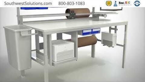 Order Picking Packing & Shipping Area Bench Workstations