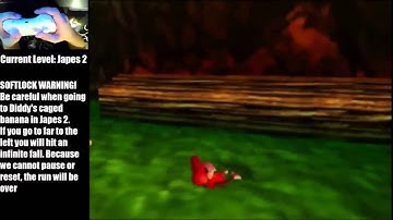 Jungle Japes 2 - Donkey Kong 64 No Levels Early Speedrun Tutorial (Part 6 of 11)