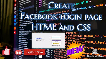 💻💻Create Facebook login page || Only HTML and CSS || Sahil Gupta 🇳🇵🇳🇵💻💻