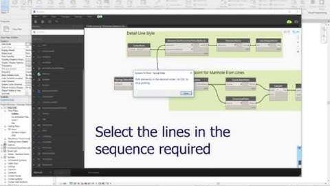 Converting Revit Detail Lines to Manholes and Pipes using Dynamo