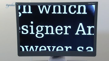 Desktop Video Magnifier Optelec ClearView+