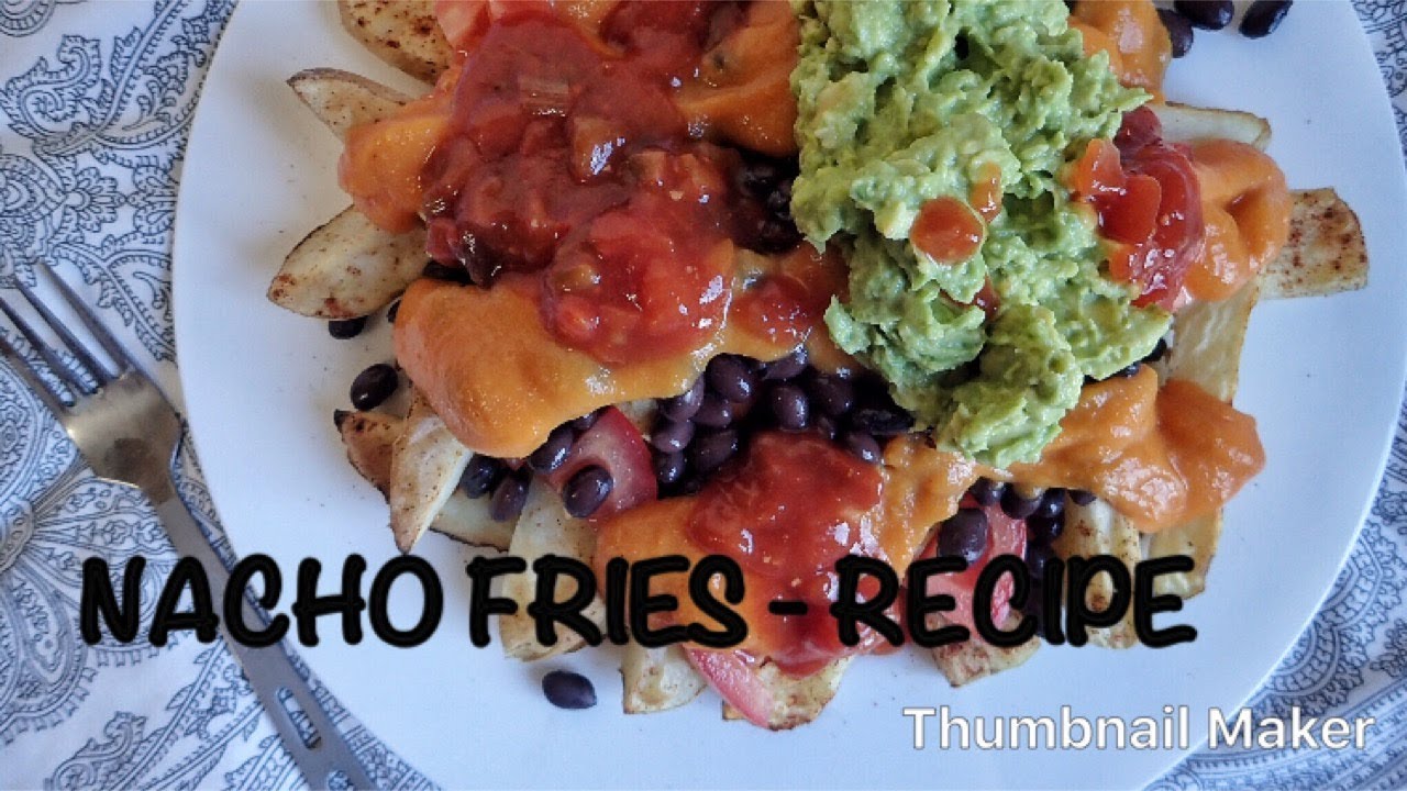 NACHO FRIES RECIPE!! VEGAN + GLUTEN FREE YouTube