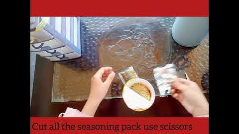 Tutorial membuat pop mie menggunakan bahasa Inggris