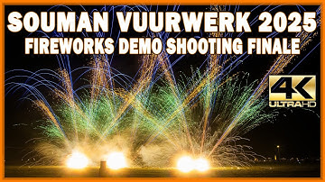 ⁴ᴷ Souman Vuurwerk Hattem - Fireworks Demo Finale 2025 - Dutch Fireworks Professional - 13-12-2025