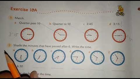 class 3 Maths chapter-10 "Time"