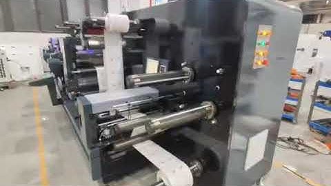UV LED curing system for 2-color flexo printer