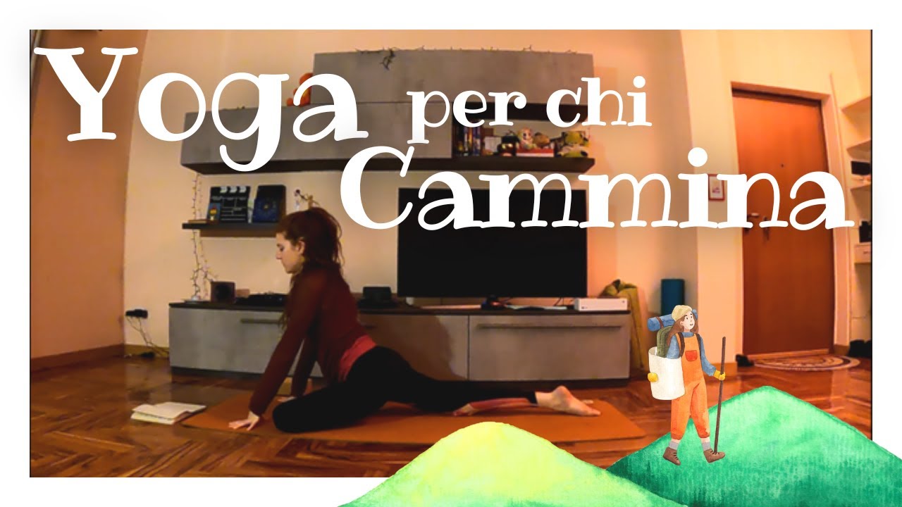 Yoga per chi cammina: stretch dopo la corsa o la montagna - YouTube