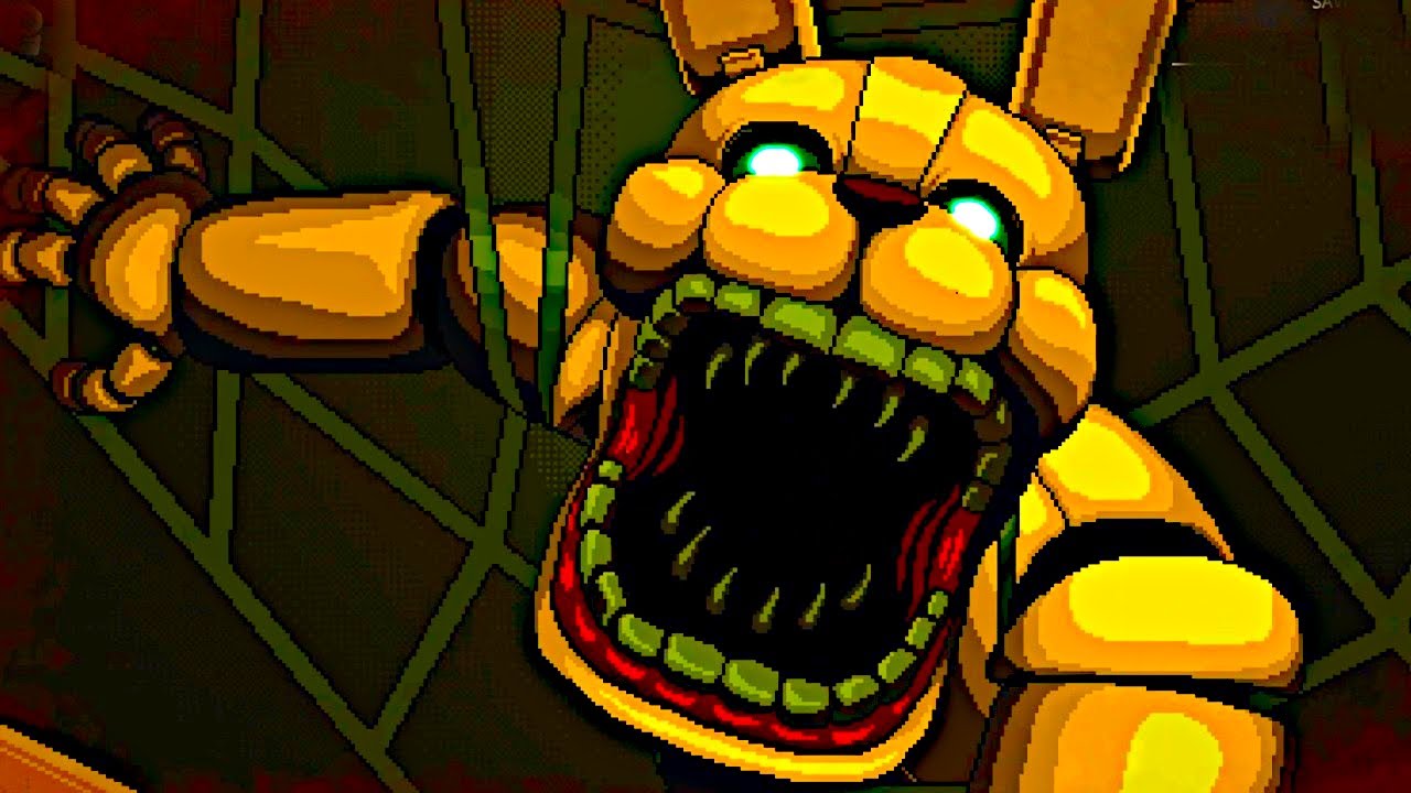 El Final de Pit SpringBonnie / FNAF Into The Pit Parte 4 Parte Final (Final Bueno y Malo)