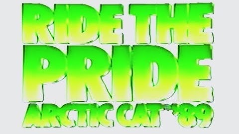 1989 Arctic Cat Action Snowmobile Lineup Models Sales Promo Video