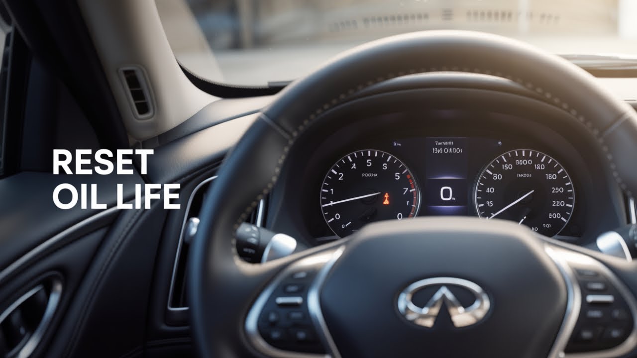 2014 - 2017 Infiniti Q50 how to oil life reset - YouTube