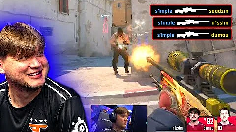 15 minutes of s1mple CS2 DOMINATION!