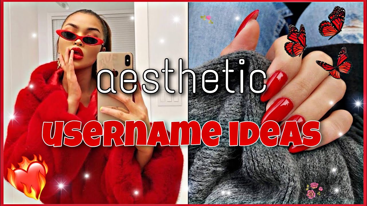 20+ Aesthetic/Baddie Username Ideas (Unique) YouTube