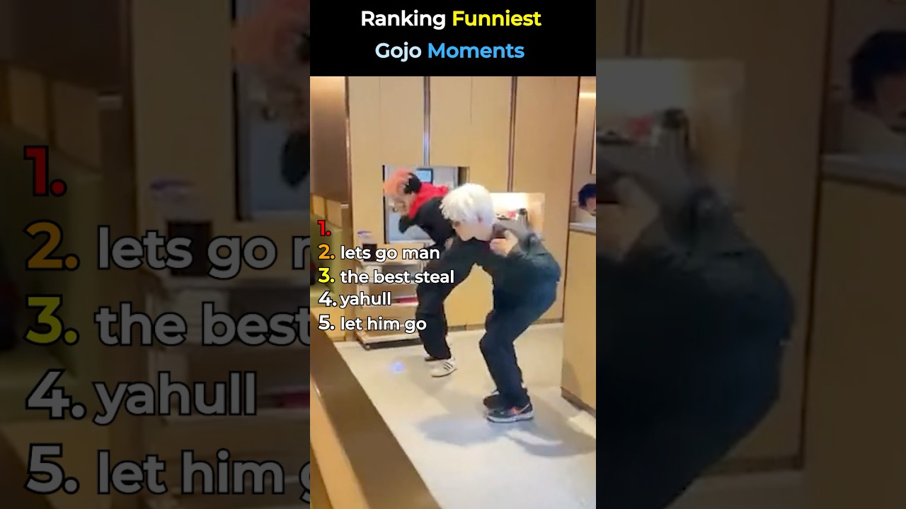 Ranking The Funniest Gojo Moments (Part 1) 🔥 #shorts