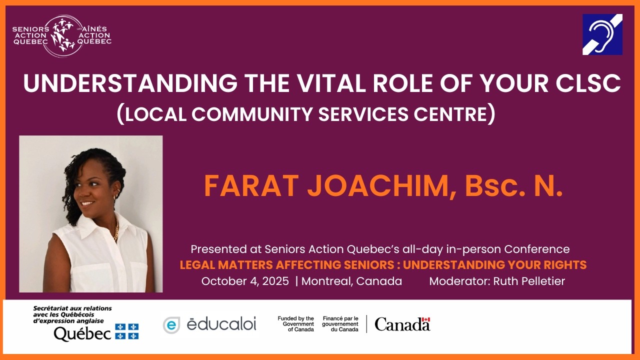 Understanding the Role of the CLSCs | Farat Joachim, BSc.N