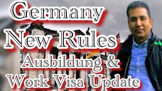 Germany New Rules Announced | Ausbildung & Work Visa Update