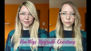 UniWigs Upgrade Courtney Human Hair Topper Review! #humanhairtopper #hairloss #beforeandafter #wigs