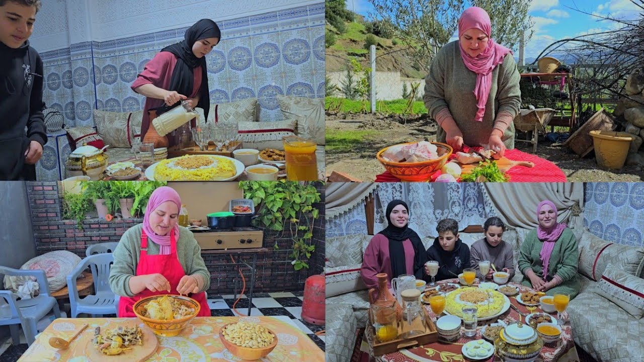 1نهار في رمضان 🌙اول فطور بلا محمد وحضرت الذ بسطيلة دجاج 