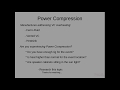 What is power compression in speakers  physics 4  stage left audio