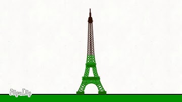 Life after people of the tower Eiffel