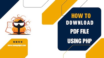 How to Download a Pdf File Using PHP with Source Code