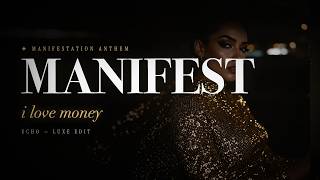 i love money 🤍 — MANIFEST (Lyric Video) | Manifestation Aesthetic screenshot 2