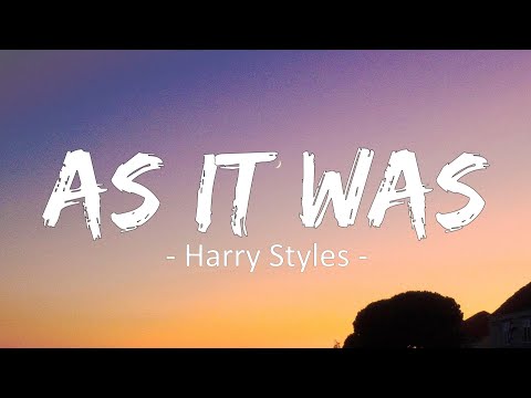 Harry Styles As It Was Lyrics Video