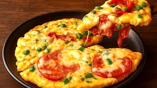 1 tomato with 2 eggs! quick breakfast in 5 minutes!
