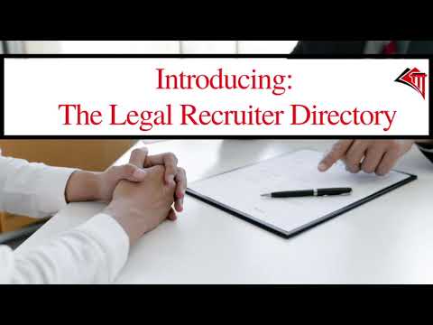 Welcome to the Legal Recruiter Directory