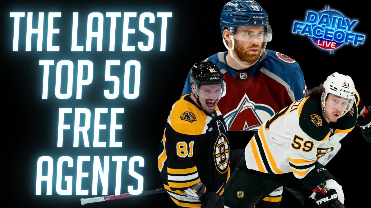 Updating The Top 50 Free Agents - Daily Faceoff LIVE - June 23