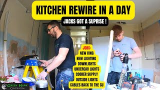 KITCHEN REWIRE IN A DAY!!!