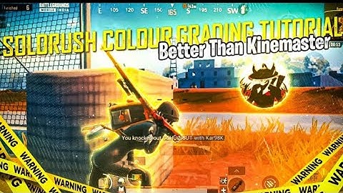 SOLORUSH COLOUR GRADING IN ANDROID / IOS✨COLOUR GRADING LIKE SOLORUSH IN JUST 2 MINUTE⚡